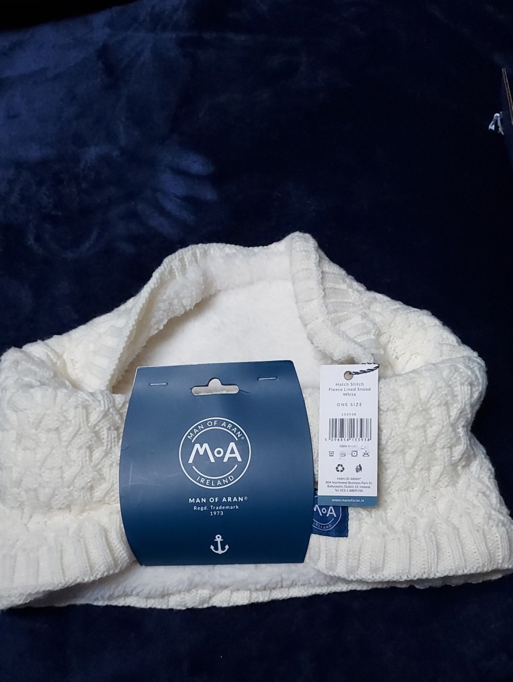 Cream Cable Cowl Snood